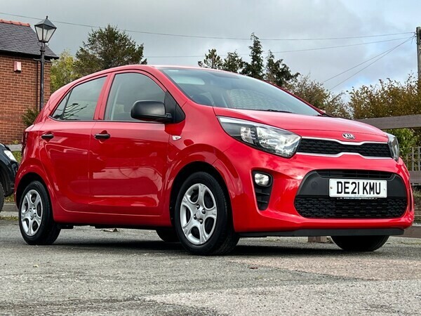Kia Picanto Hatchback 1.0 Dpi 1 2021 DE21KMU Red #4