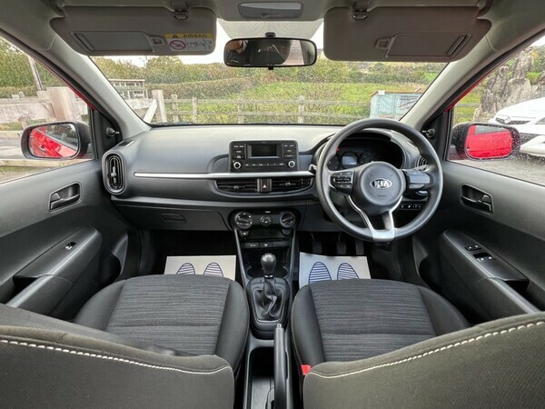 Kia Picanto Hatchback 1.0 Dpi 1 2021 DE21KMU Red #3