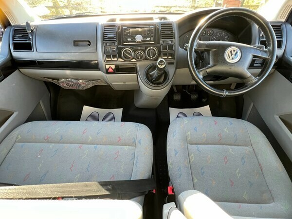 Volkswagen Transporter Window Van 2.5 Tdi T32 2005 B23FCH Blue #4