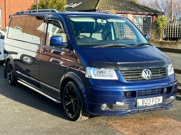 Volkswagen Transporter Window Van 2.5 Tdi T32 2005 B23FCH Blue #5