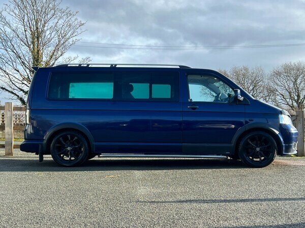 Volkswagen Transporter Window Van 2.5 Tdi T32 2005 B23FCH Blue #3