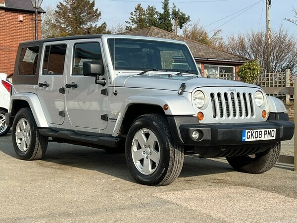 Jeep Wrangler Suv 2.8 Crd Sahara Unlimited 2008 GK08PMO Silver #3
