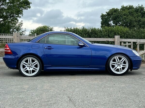 Mercedes-Benz SLK Convertible 2.3 Slk230 Kompressor 2003 Blue #3