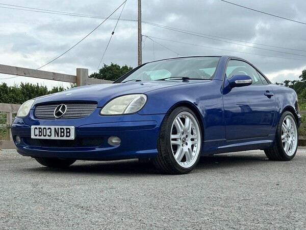 Mercedes-Benz SLK Convertible 2.3 Slk230 Kompressor 2003 Blue