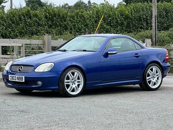 Mercedes-Benz SLK Convertible 2.3 Slk230 Kompressor 2003 Blue #2