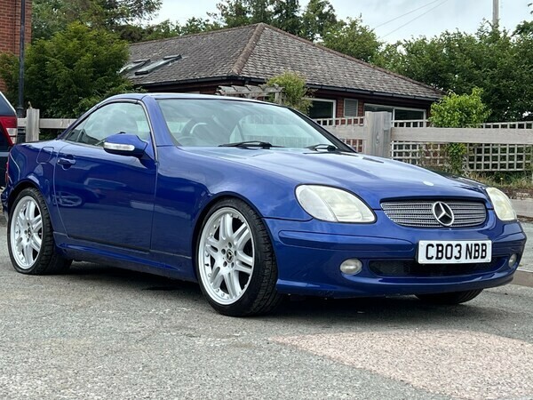 Mercedes-Benz SLK Convertible 2.3 Slk230 Kompressor 2003 Blue #5