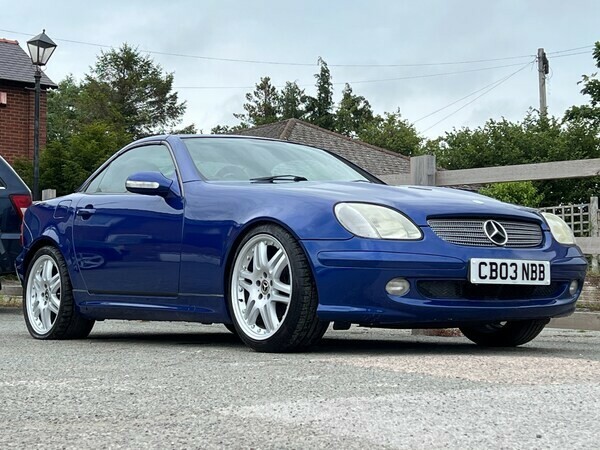 Mercedes-Benz SLK Convertible 2.3 Slk230 Kompressor 2003 Blue #4
