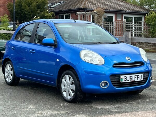 Nissan Micra Hatchback 1.2 12V Acenta 2011 BJ61FFU Blue #5
