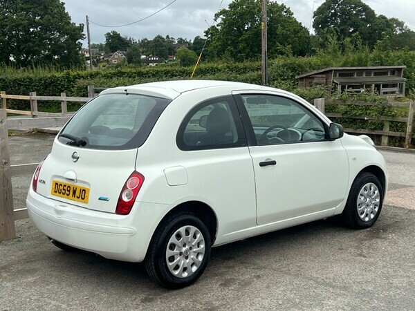 Nissan Micra Hatchback 1.2 16V Visia 2009 DG59WJO White #6