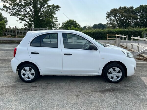 Nissan Micra Hatchback 1.2 Visia 2015 YP65BXB White #5
