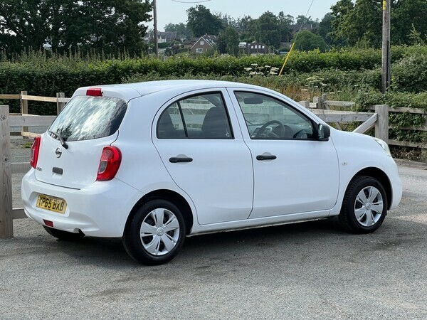 Nissan Micra Hatchback 1.2 Visia 2015 YP65BXB White #6
