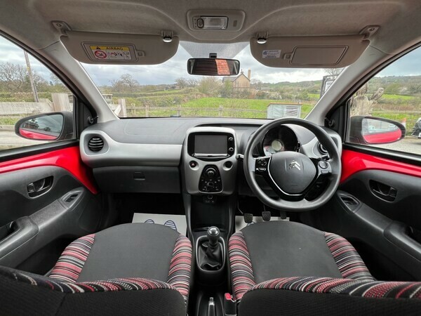 Citroen C1 Hatchback 1.0 Vti Feel 2015 CX65GZM Red #2
