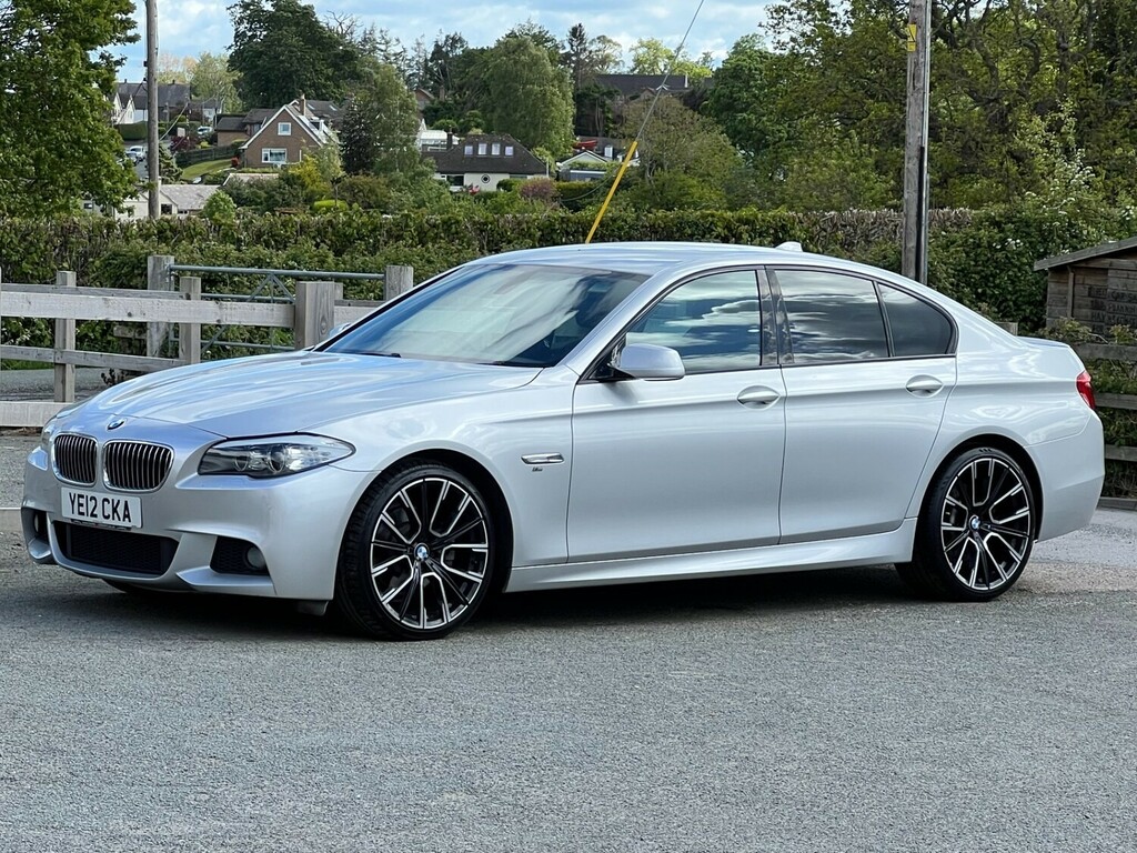 BMW 5 Series Saloon 2.0 520D M Sport Saloon 2012 Silver