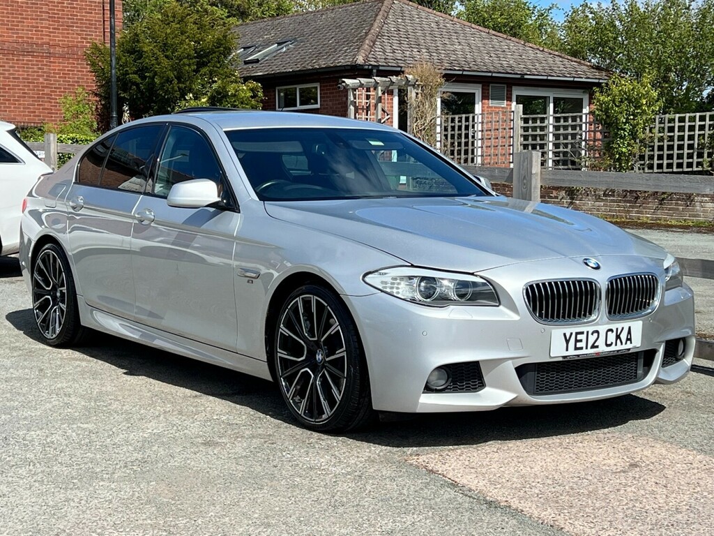 BMW 5 Series Saloon 2.0 520D M Sport Saloon 2012 YE12CKA Silver #6