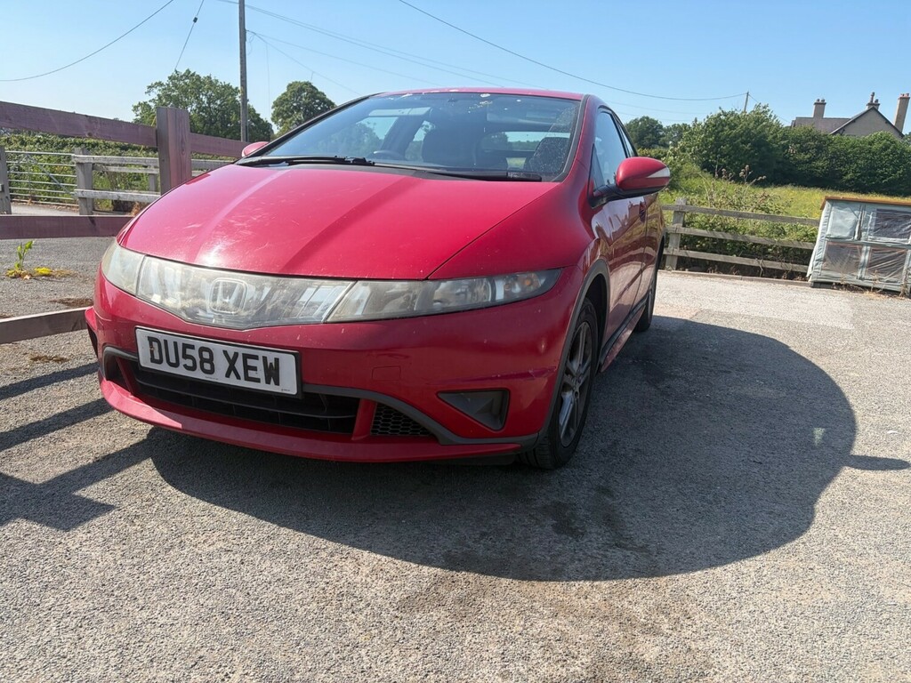 Honda Civic Hatchback 1.4 I-dsi Se Plus 2008 Red