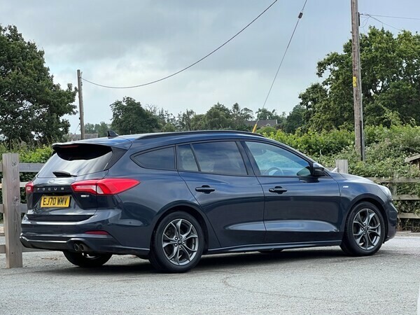 Ford Focus Estate 1.0 T Ecoboost Mhev St-line Edition 2020 EJ70WMV Blue #6