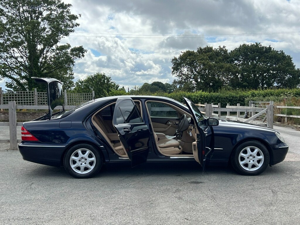 Mercedes-Benz S Class 3.2 4dr Blue #10