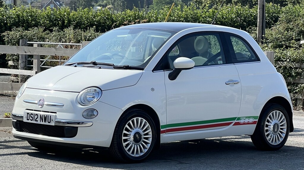 Fiat 500 Hatchback 1.2 500 1.2 Lounge Start Stop 2012 DS12NWU White #4