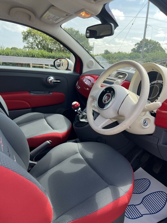 Fiat 500 Hatchback 1.2 500 1.2 69Hp Colour Therapy 2014 CX64GYW Red #3