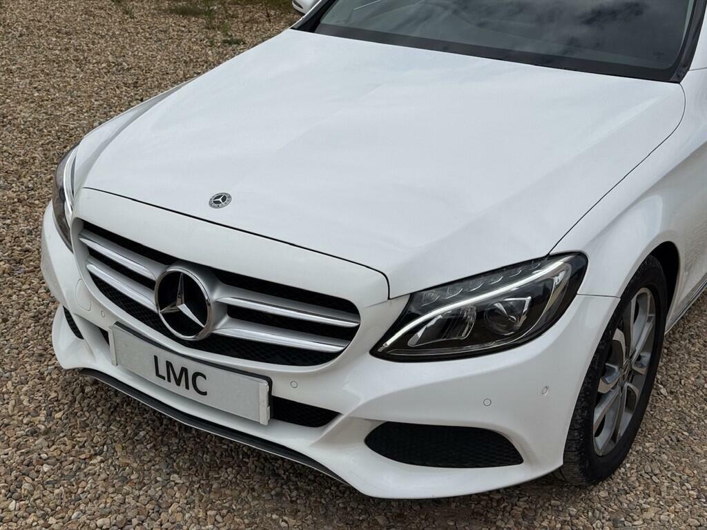 Mercedes-Benz C Class 1.6 C200d Sport Premium G-tronic Euro 6 Ss 4 LD67MTY White #5