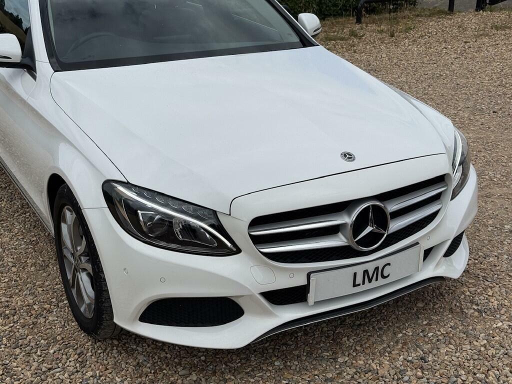 Mercedes-Benz C Class 1.6 C200d Sport Premium G-tronic Euro 6 Ss 4 LD67MTY White #3