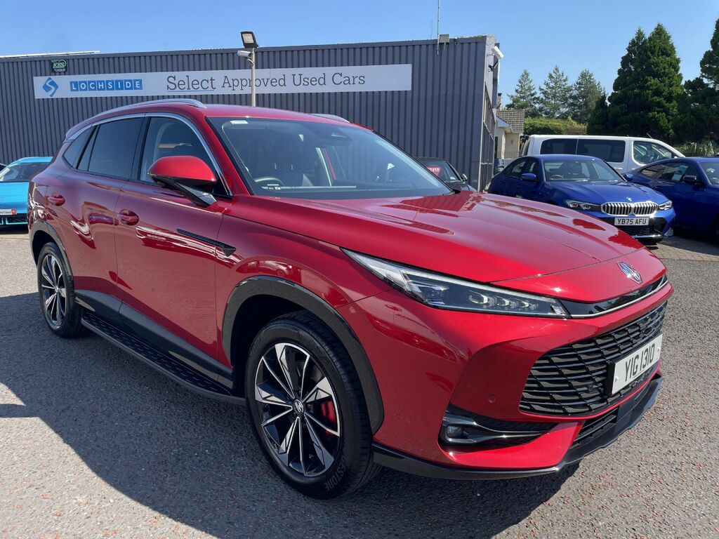 MG HS Trophy Phev Red
