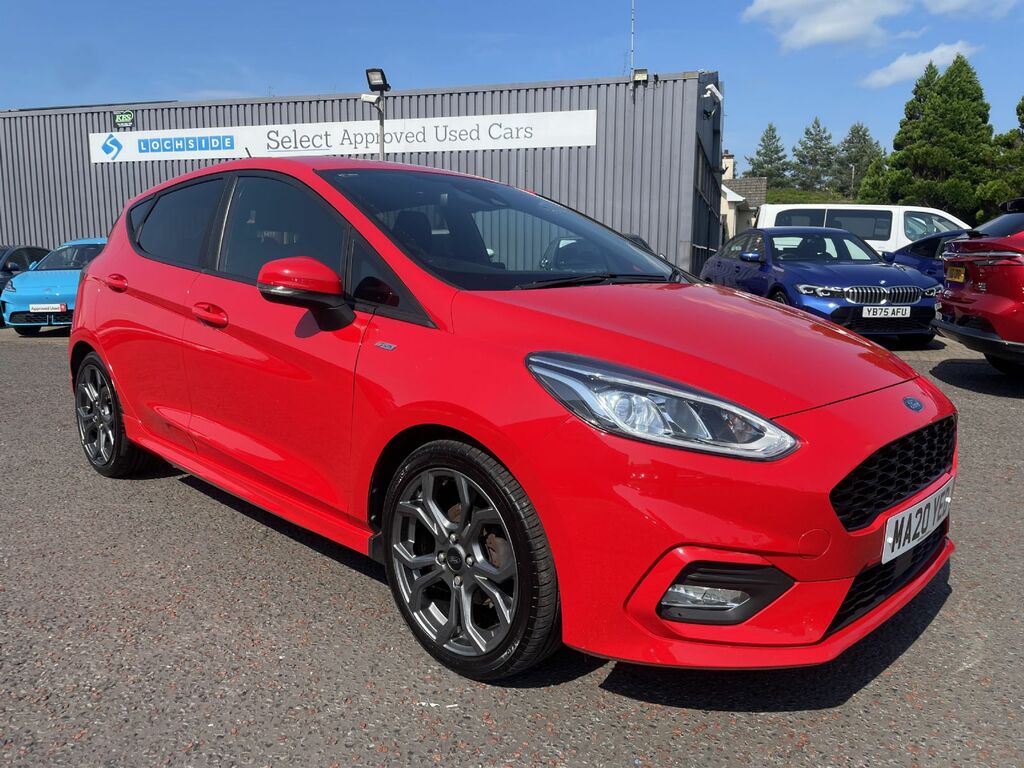 Ford Fiesta St-line Edition Turbo Red