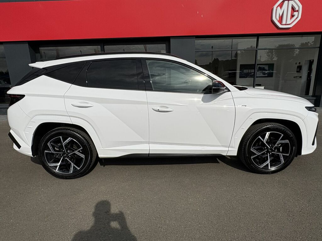 Hyundai Tucson N Line T-gdi Hev EO26BLX White #4