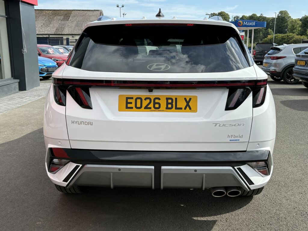Hyundai Tucson N Line T-gdi Hev EO26BLX White #6