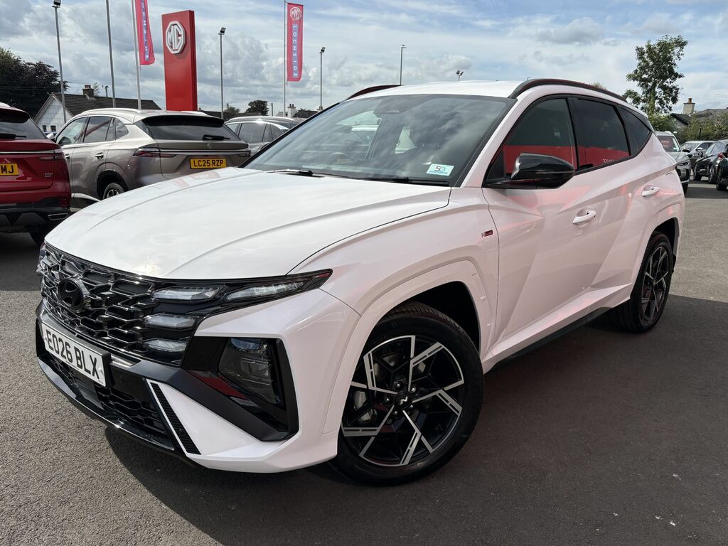 Hyundai Tucson N Line T-gdi Hev EO26BLX White