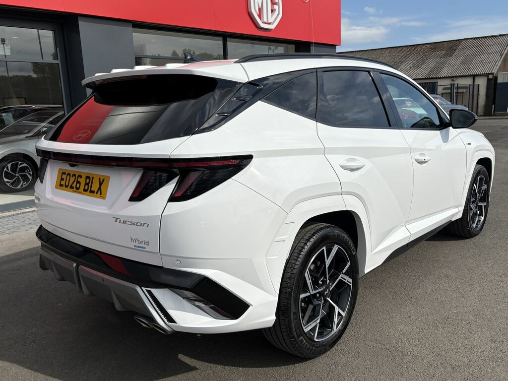 Hyundai Tucson N Line T-gdi Hev EO26BLX White #5