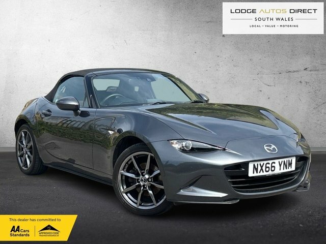 Mazda MX-5 2.0 Skyactiv-g Sport Nav Convertible Ma NX66YNM Grey #2