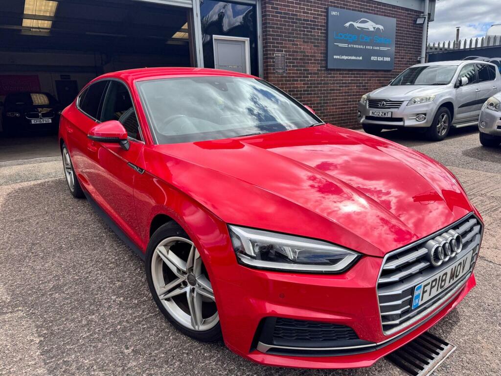 Audi A5 2.0 Tfsi S Line Sportback S Tronic Euro 6 Ss Red