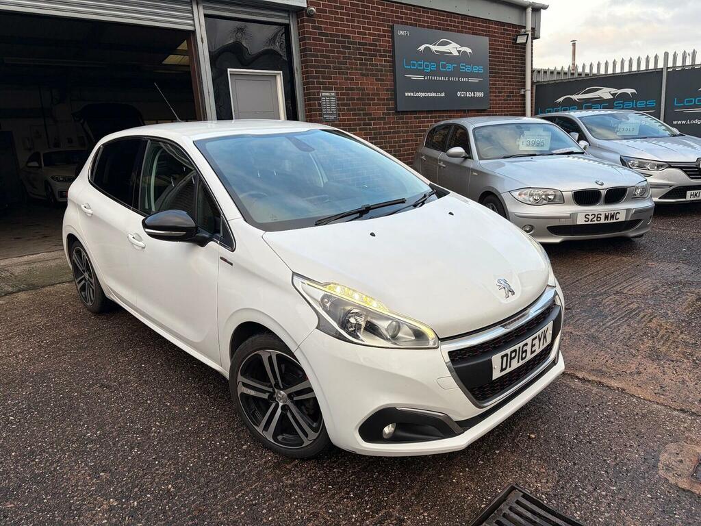 Peugeot 208 1.2 Puretech Gt Line Euro 6 Ss White