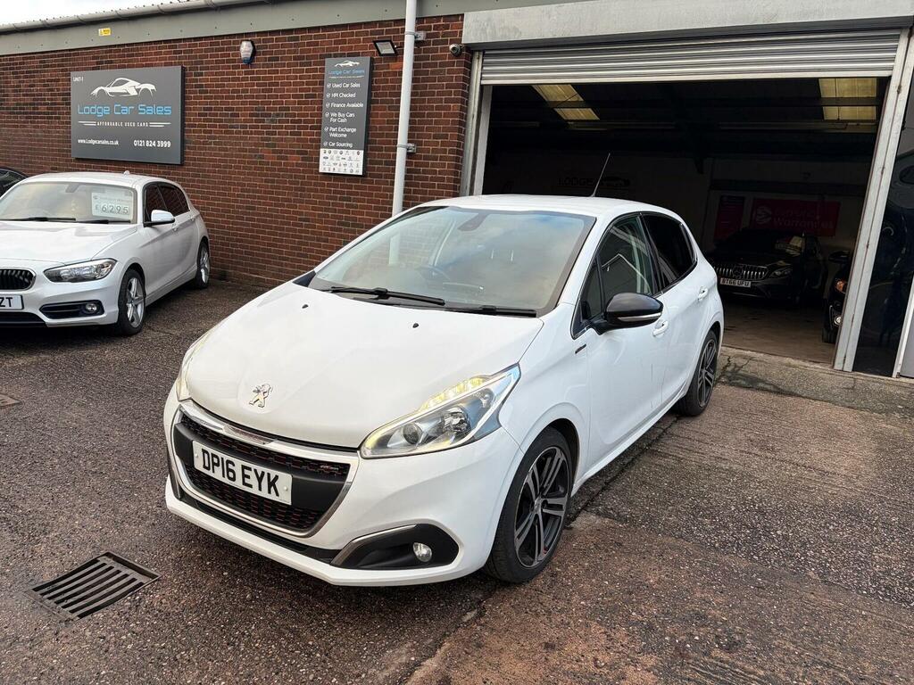 Peugeot 208 1.2 Puretech Gt Line Euro 6 Ss White #4