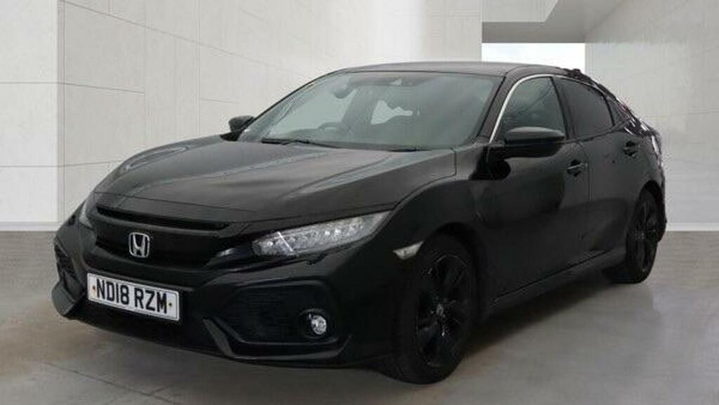 Honda Civic 1.6 I-dtec Ex Euro 6 Ss Black #3