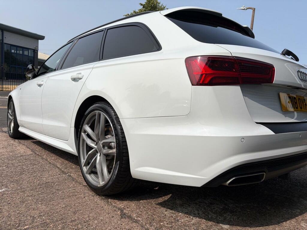 Audi A6 Avant 2.0 Tdi Black Edition S Tronic Quattro Euro 6 Ss KO18OYF White #6