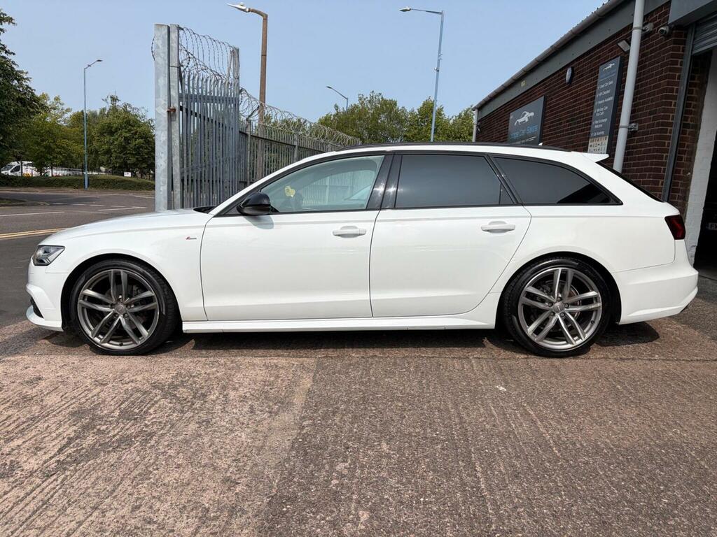 Audi A6 Avant 2.0 Tdi Black Edition S Tronic Quattro Euro 6 Ss KO18OYF White #5