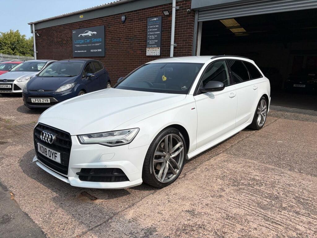 Audi A6 Avant 2.0 Tdi Black Edition S Tronic Quattro Euro 6 Ss KO18OYF White #4