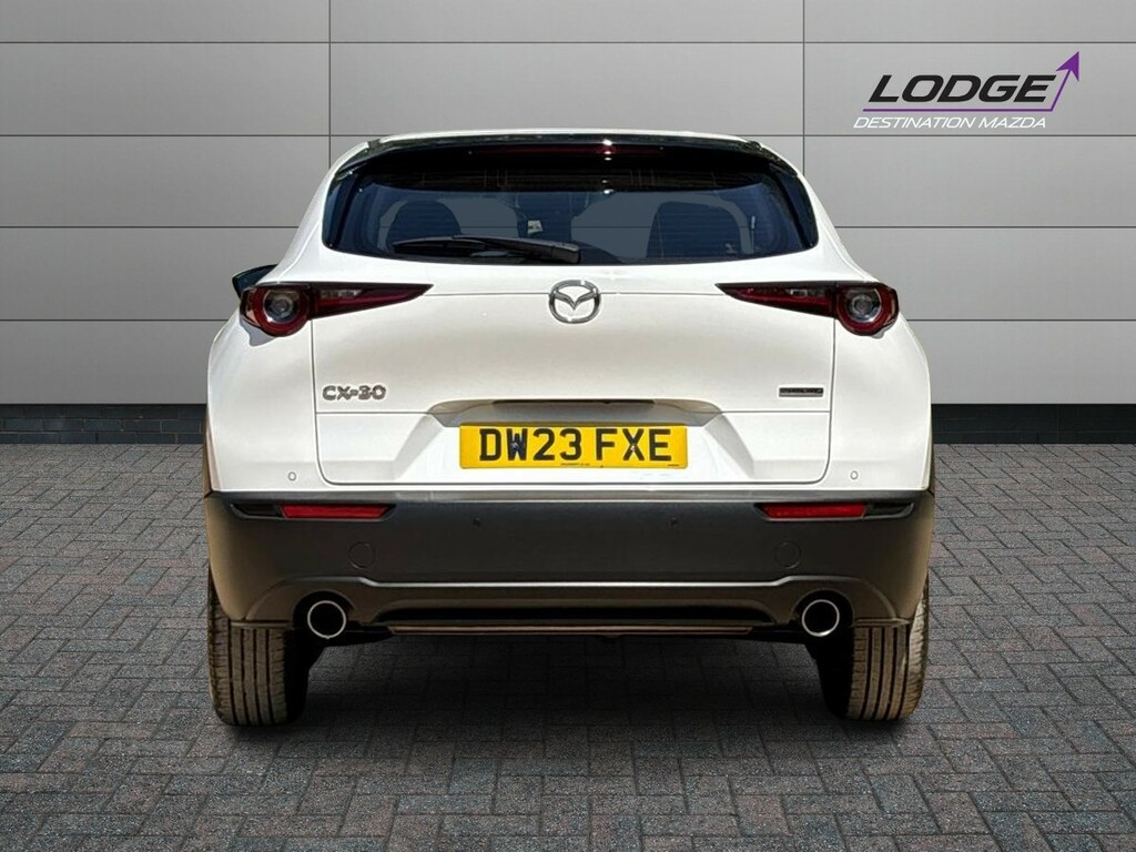 Mazda CX-30 2.0 E-skyactiv X Mhev Se-l Lux White #4