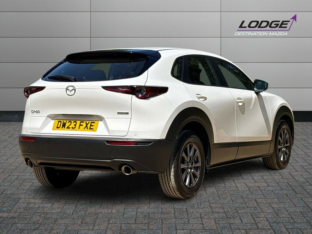 Mazda CX-30 2.0 E-skyactiv X Mhev Se-l Lux White #3