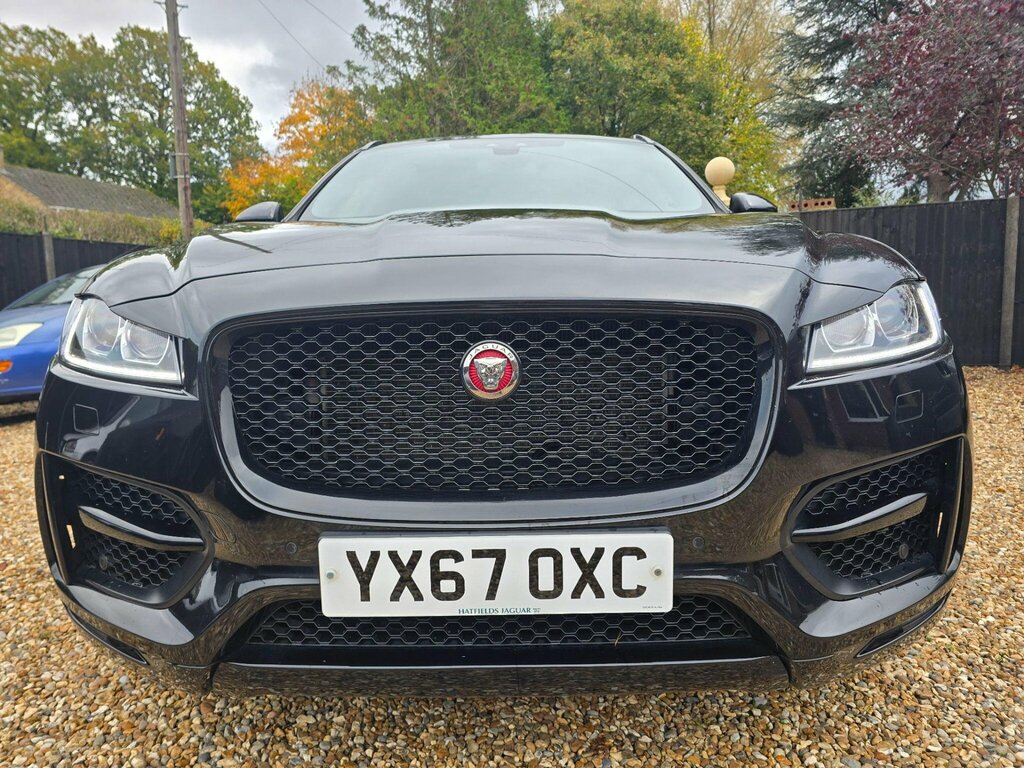 Jaguar F-Pace 2.0 D180 R-sport Awd Euro 6 Ss YX67OXC Black #4