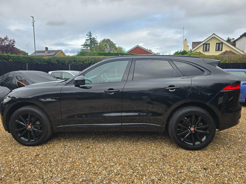 Jaguar F-Pace 2.0 D180 R-sport Awd Euro 6 Ss YX67OXC Black #3