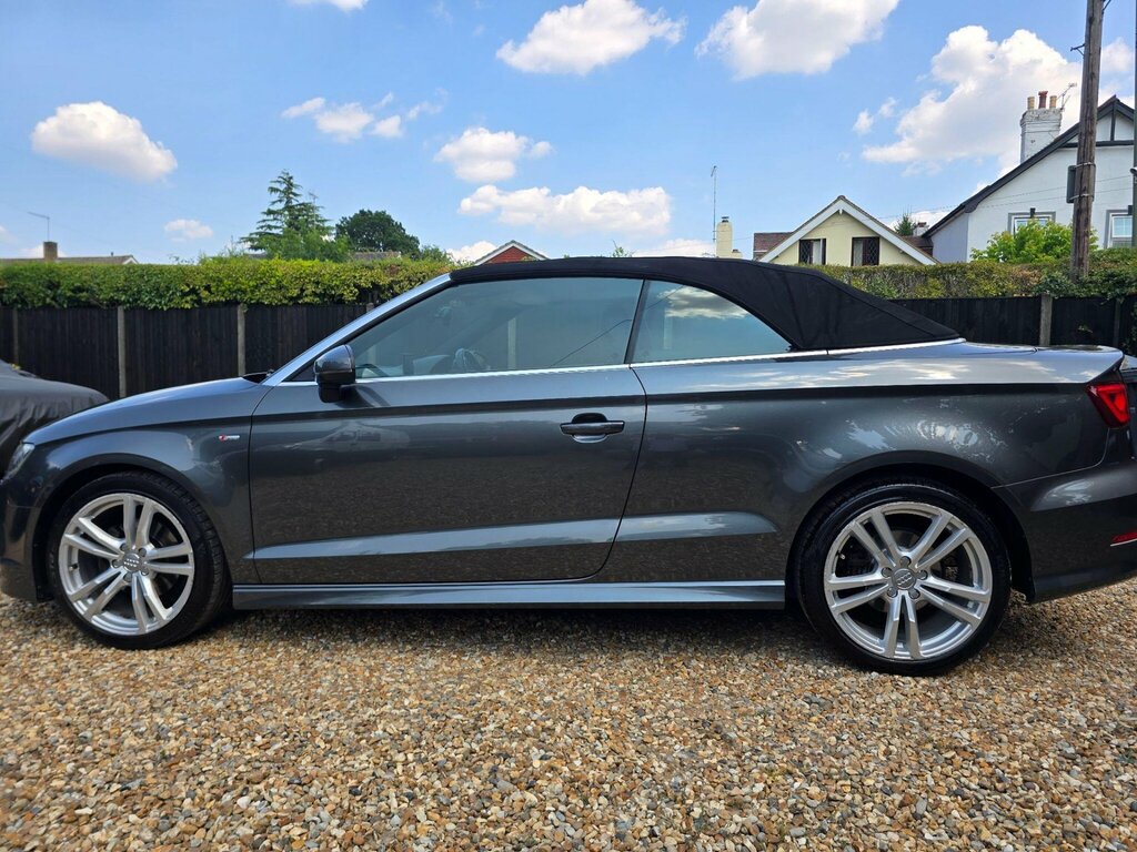 Audi A3 Cabriolet Tdi S Line White #9