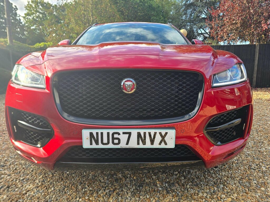 Jaguar F-Pace 2.0 P250i R-sport Awd Euro 6 Ss Red #4