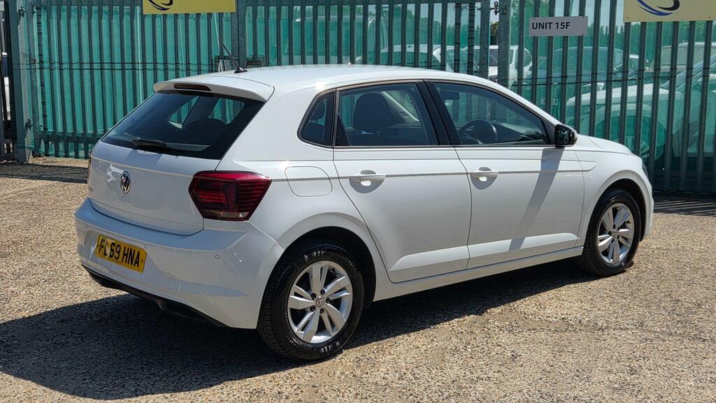 Volkswagen Polo Hatchback FL69HNA White #5