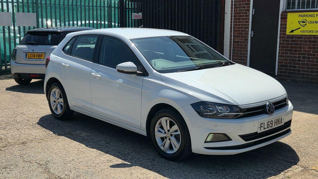 Volkswagen Polo Hatchback FL69HNA White #2