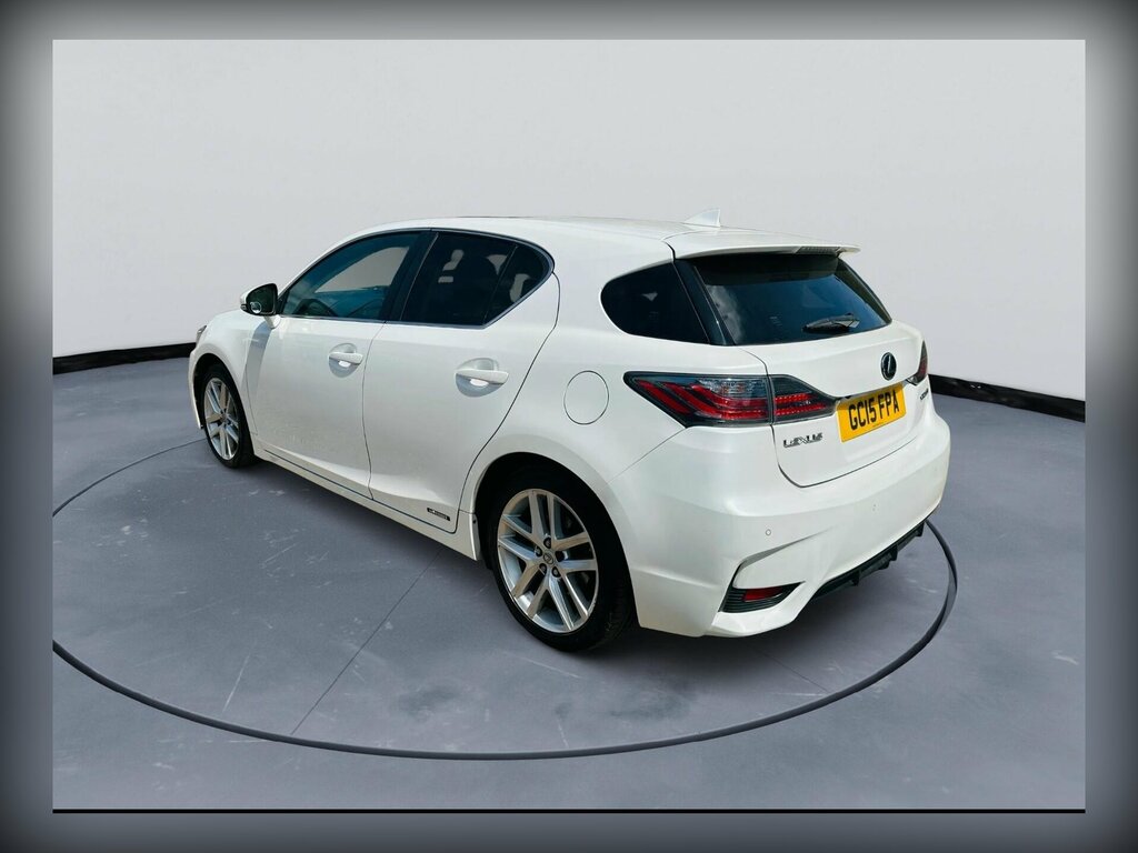 Lexus CT 1.8 200H Premier Cvt Euro 6 Ss White #3