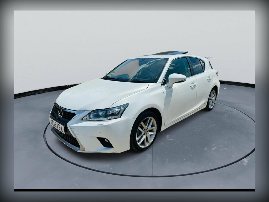 Lexus CT 1.8 200H Premier Cvt Euro 6 Ss White #2
