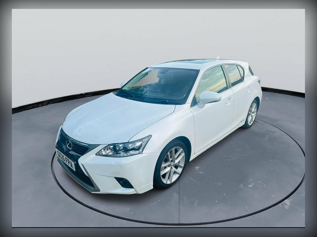 Lexus CT 1.8 200H Premier Cvt Euro 6 Ss White #6